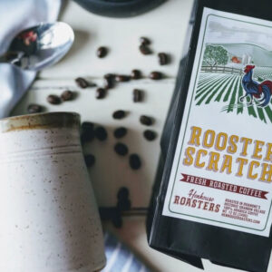 rooster scrtach coffee